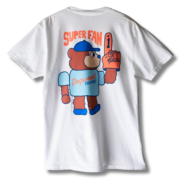 Superfan White Tee