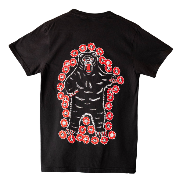 Bear Hug Black Tee